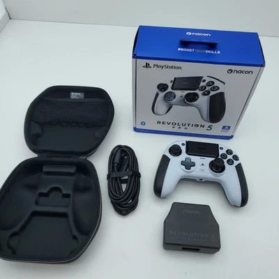 Nacon NC4533 Revolution 5 Pro Wireless Gaming Controller White  For PS5 PS4 PC - Image 1 of 4