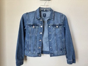 Gap Girls Youth Size XXL Medium Wash Denim Jacket - Picture 1 of 4