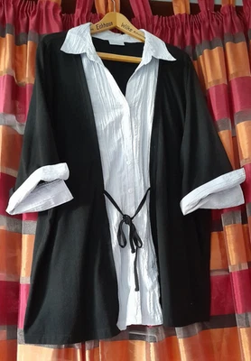 Bluse Gr. 56 / 58 von C&A im Lagenlook - Bild 1 von 2