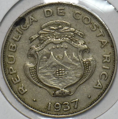 Costa Rica 1937 25 Centimos 196205 combine shipping - Image 1 of 2