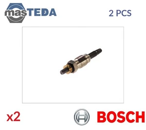 0 250 201 050 ENGINE GLOW PLUGS BOSCH 2PCS FOR NISSAN BLUEBIRD,LAUREL 2L,2.8L - Picture 1 of 9