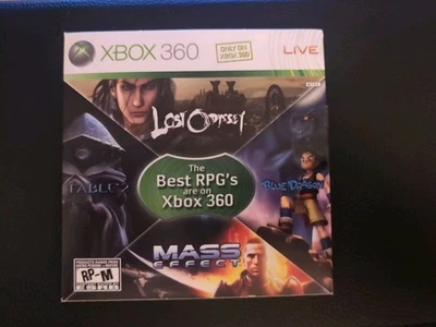 XBOX 360 Demo Sealed New 2008 Best RPG's Promo Disc Lost Odyssey Mass Effect  - Image 1 of 3