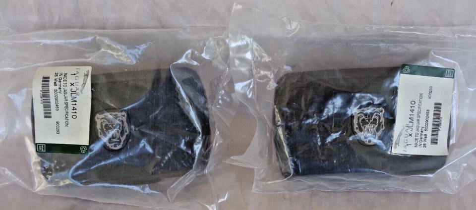 PAIR of NEW genuine Jaguar  XJS 92 93 94 95 96 FOG LIGHT lamp COVERS  JLM1410 - Image 1 of 1