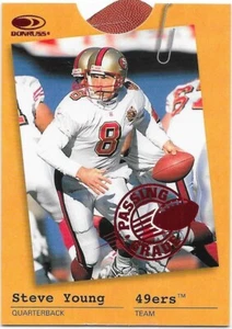1997 Donruss Steve Young 2867/3000 Passing Grade #1 - Picture 1 of 2