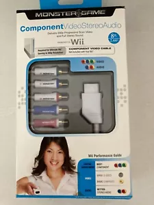 Nintendo Wii Monster Component Audio Video Kabel 8' 480P - Bild 1 von 3