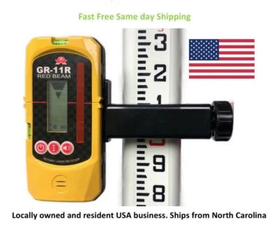 ALLENBUILD 2 PACK LASER LEVEL DETECTOR,RECEIVER,TOPCON,SPECTRA,RUGBY,DEWALT,SOKKIA,HILTI