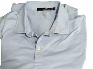Polo Ralph Lauren RLX Men’s Short Sleeve Golf Polo Blue XL Wicking Shirt 👕 - Picture 1 of 4
