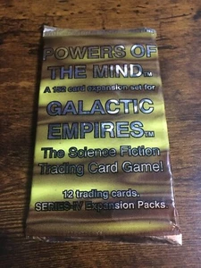 Companion Games Galactic Empires Power of the Mind (1) Sealed Pack 12 Cards - Picture 1 of 3