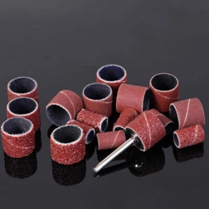 Polish Remover 80/120/150/180/240/320/400/600 GritSanding Bands Sleeve Rotary - Picture 1 of 5