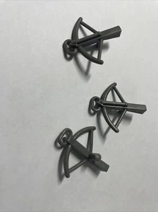 3x LEGO 2570 Minifigur Armbrust Waffe in dunkelgrau - Bild 1 von 1