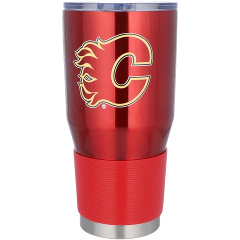 Calgary Flames 30oz. Gameday Stainless Tumbler Cover