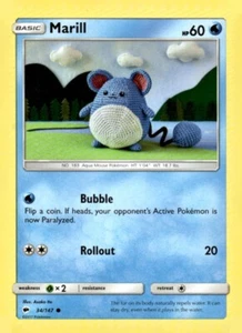 Pokemon TCG Marill 34/147 - Picture 1 of 2
