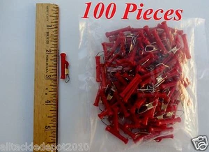 Deslizadores deslizantes rojos de 1" de longitud - 100 piezas - Imagen 1 de 4