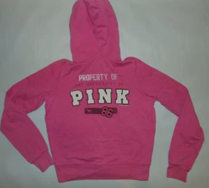 Victoria's Secret PINK Womens Hoodie Hooded Sweater Medium My Fav Sweats EUC - Picture 1 of 7