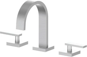 ZLINE Bliss Double Handle Bathroom Faucet High Arc Lever Brushed Nickel Brass - Picture 1 of 1