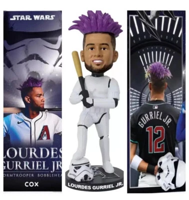 Lourdes Gurriel Jr. 2024 Diamondbacks Star Wars Stormtrooper Bobblehead SGA - Image 1 of 2