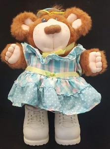 Oso de peluche Furskins JUNIE MAE pieles Xavier Roberts vintage 1985 - Imagen 1 de 8