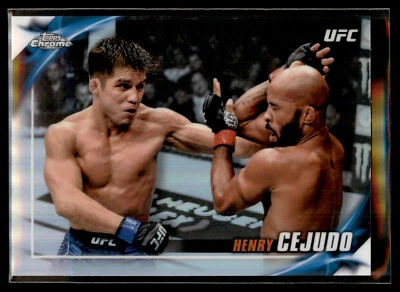 2019 Topps Chrome UFC MMA Knockout Insert Refractor #UFCK-HC Henry Cejudo - Image 1 of 2