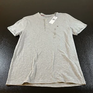 Polo Tommy Hilfiger uomo piccola grigia fascia colletto manica corta preppy nuova - Foto 1 di 8