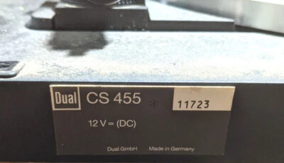 VINTAGE DUAL CS 455 TURNTABLE PARTS:GEAR,LEVERS,SHELL,FEET AND MORE - Image 1 of 4