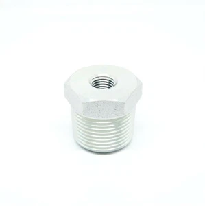 Steel 1" Male x 1/4 Female Npt Reducer bushing adapter Fitting Oil Gas Liquid - Picture 1 of 6