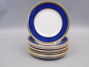 TEN COALPORT ATHLONE BLUE 6 1/4" SIDE PLATES. - Picture 1 of 2