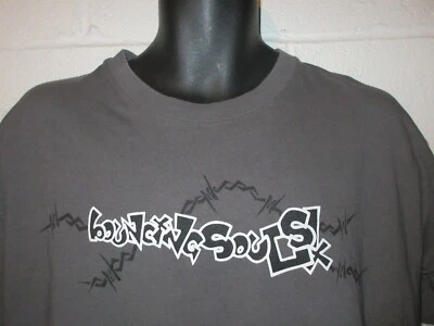 Vintage 90s 40oz Philosopher Bouncing Souls Punk Band T-Shirt XL - Image 1 of 4