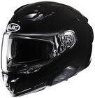 Hjc F71 Full Face Motorcycle Helmet Black Medium