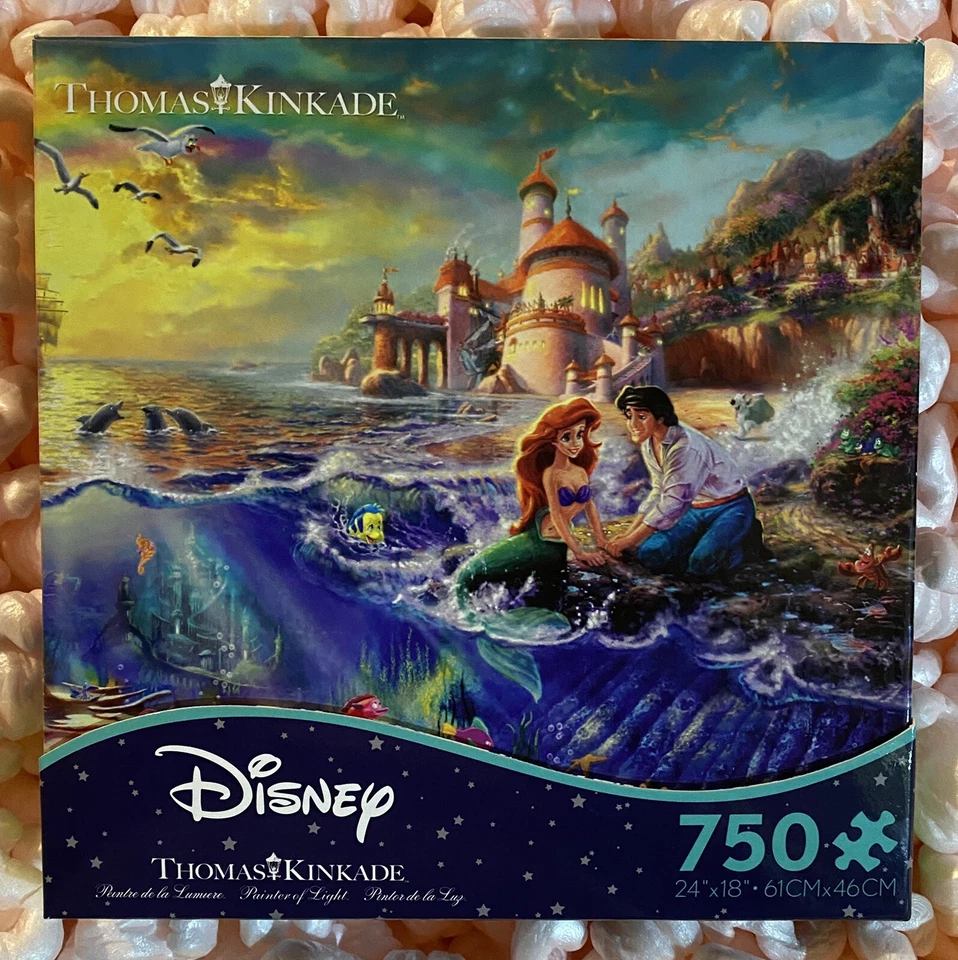 Thomas Kinkade Little Mermaid 750 Piece Ceaco Puzzle - Image 1 of 1