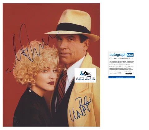 MADONNA AND WARREN BEATTY AUTOGRAPH SIGNED 11x14 PHOTO DICK TRACY ACOA Cover