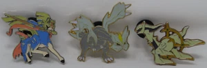 Lote de 3 prendedores coleccionables Pokemon Legendary Pokemon - Imagen 1 de 2