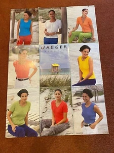 New JAEGER Lady's TOP In 8 VERSIONS Knitting Pattern DK 2286 - Picture 1 of 1
