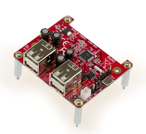 Gamme Pro - Carte controleur 4 PORTS USB pour Raspberry Pi avec support - Photo 1/3