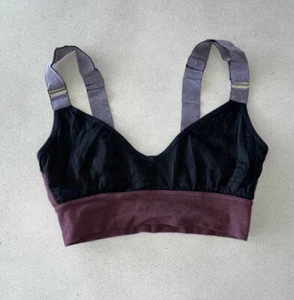 VPL Sports Bra Purple Black Size S Small Intimate Athleisure - Picture 1 of 3
