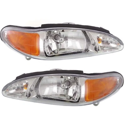 Nuevo conjunto de faros diestros y diestros para Ford Escort XS4Z13008AA 1997-02 XS4Z13008BA Foto 1 de 4
