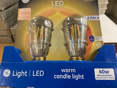 8 Pack Dimmable LED Light Bulbs 40 Watt, Vintage E26 Edison Bulbs, 2700K Soft W - Image 1 of 2