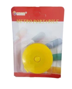 X Mètre Portable Rétractable Taille Coloré Pour École Bureau Couture Dfh - Afbeelding 1 van 1