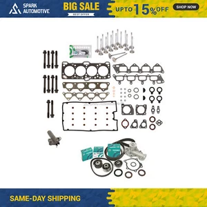 Juego de válvulas de correa de distribución de junta de cabeza kit de ajuste 96-98 Mitsubishi Eagle 2.0L 4G63T - Imagen 1 de 12