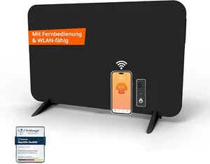 Königighaus - Calefacción infrarroja dual - 450W - Dispositivo de pie/montaje en pared - incl. aplicación/Wifi - Imagen 1 de 24