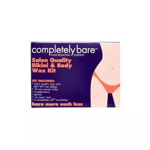 Completely Bare bare more ouch LESS Bikini & Body Waxing Kit to Remove Deepest - Picture 1 of 5