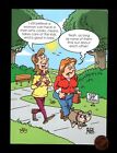 BIRTHDAY Older Women Walking Dog Park Trees Humor - HUMOROUS - Greeting Card New
