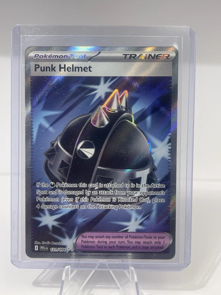Punk Helmet - 121/094 Ultra Rare - Phantasmal Flames PFL ME02 - Pokemon NM - Image 1 of 4