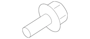 Genuine Volkswagen Splash Shield Screw WHT-004-326 - Picture 1 of 2