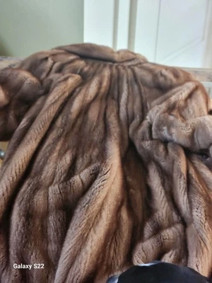 Brown Luxury Geniune Fur Coat Medium....Summer Storage, Cleaned; Repaired. - Image 1 of 2