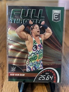 2023 Donruss Elite WWE Full Throttle Green #15 Rob Van Dam - Picture 1 of 2