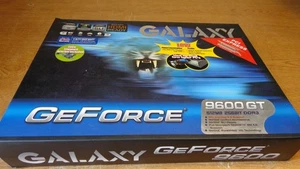 Galaxy GeForce 9600 GT Graphics Card 96GFF6HVDCXX PCIe 512Mb DDR3 256 HDMI/DVI - Picture 1 of 4