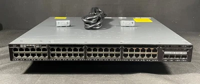 Cisco WS-C3650-48PD-L - 48 Port PoE+ Lan Base Switch - Same Day Shipping - Image 1 of 4