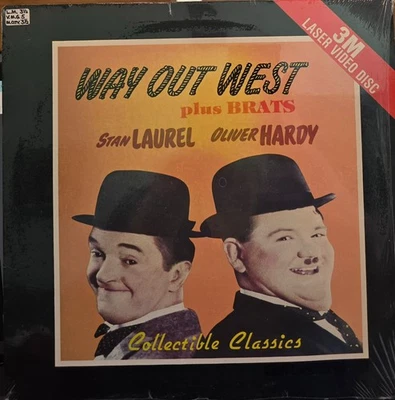 Laurel & Hardy: Way Out West/Brats (1937) [NTSC/ANA] [DFI 7] - Laserdisc Foto 1 de 2