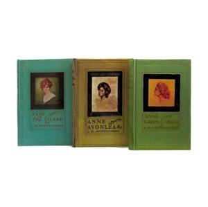 1:4 Scale 3 Pc ANNE OF GREEN GABLES Set Illustrated Readable Miniature Books AG - Picture 1 of 14