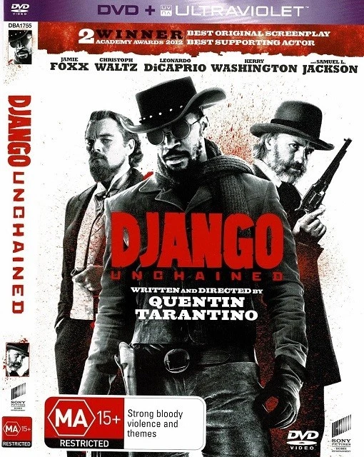 DJANGO UNCHAINED Jamie FOXX Leonardo DiCAPRIO Quentin TARANTINO Western DVD NEW - Image 1 of 1